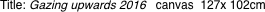 Title: Gazing upwards 2016 