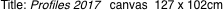 Title: Profiles 2017  