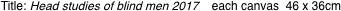 Title: Head studies of blind